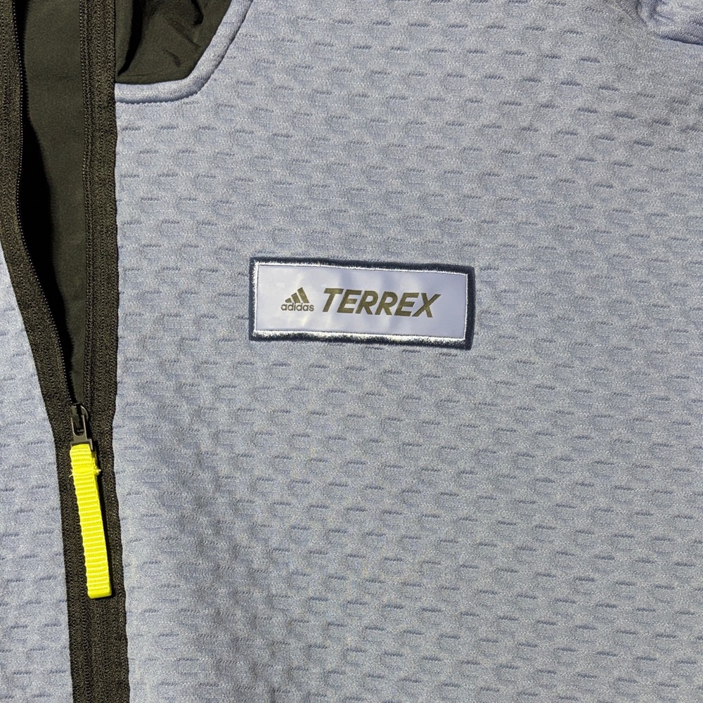 adidas Performance Jacket in Periwinkle Blue with… - image 3